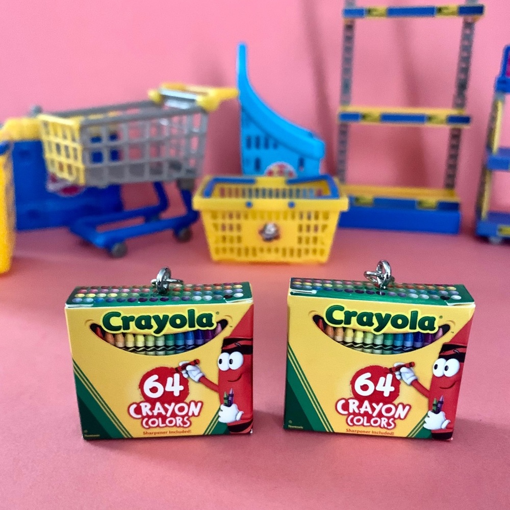 Mini Brands Crayons Earrings